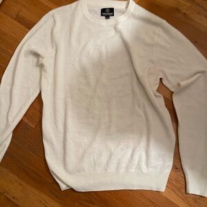 White Crew Neck Sweater